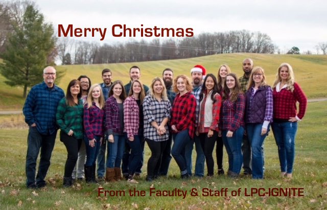 LPUVirginia's tweet photo. Merry Christmas from the faculty and staff of LPC - Ignite! #merrychristmas #thisisIGNITE https://t.co/WbdcoPHHNa