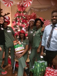 AdventHealthCFL's tweet photo. Our EVS team celebrated the holidays with great food, team recognition, and a ton of fun! How is your team celebrating?! Tag @myfhorlando to be reposted! https://t.co/dIDChZuElw
