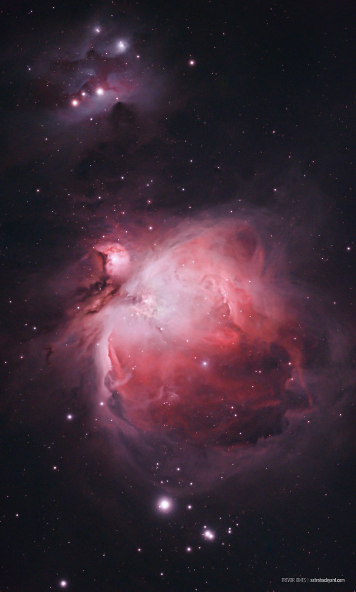 The Orion Nebula on a cold December night, by Trevor Jones in St. Catharines, Ontario, CN.

"We've not had many clear nights this December, but the night I shot this photo was cold (-20C!) and clear."