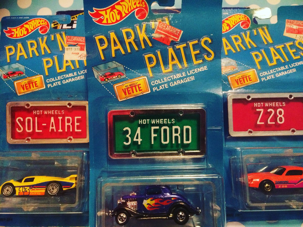 hot wheels park n plates