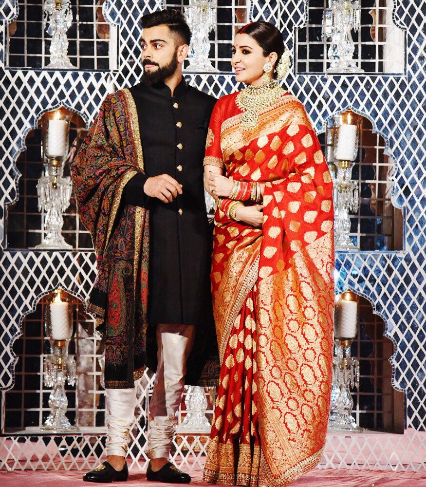 Mr & Mrs Kohli!!   #VirushkaReception  @AnushkaSharma  @imVkohli  #Virushka  #VirushkaWedding