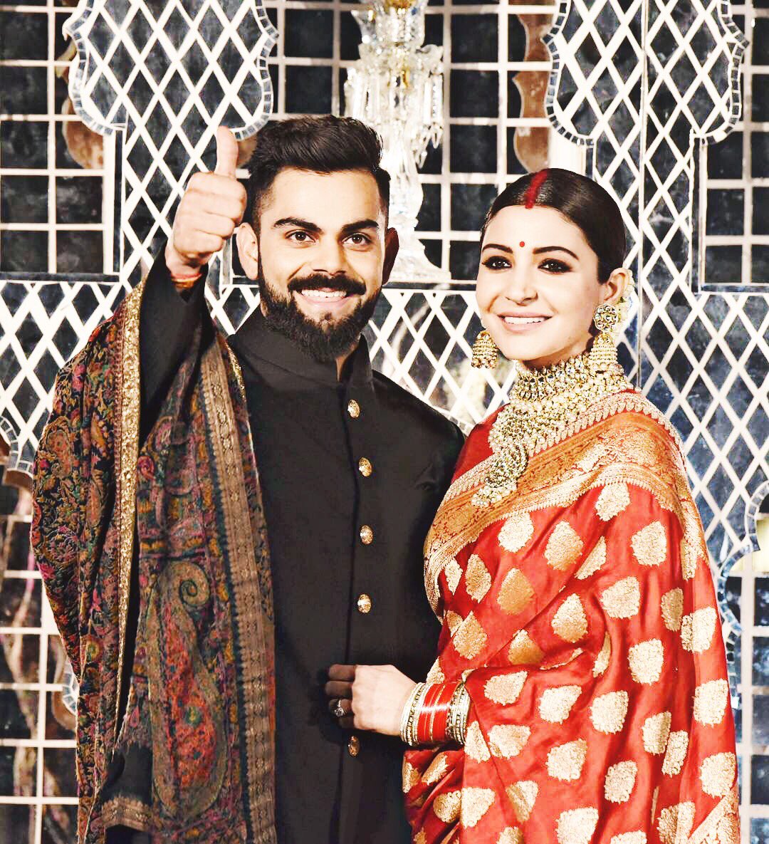 Mr & Mrs Kohli!!   #VirushkaReception  @AnushkaSharma  @imVkohli  #Virushka  #VirushkaWedding