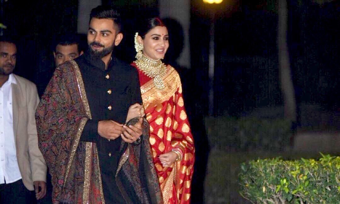 Mr & Mrs Kohli!!   #VirushkaReception  @AnushkaSharma  @imVkohli  #Virushka  #VirushkaWedding