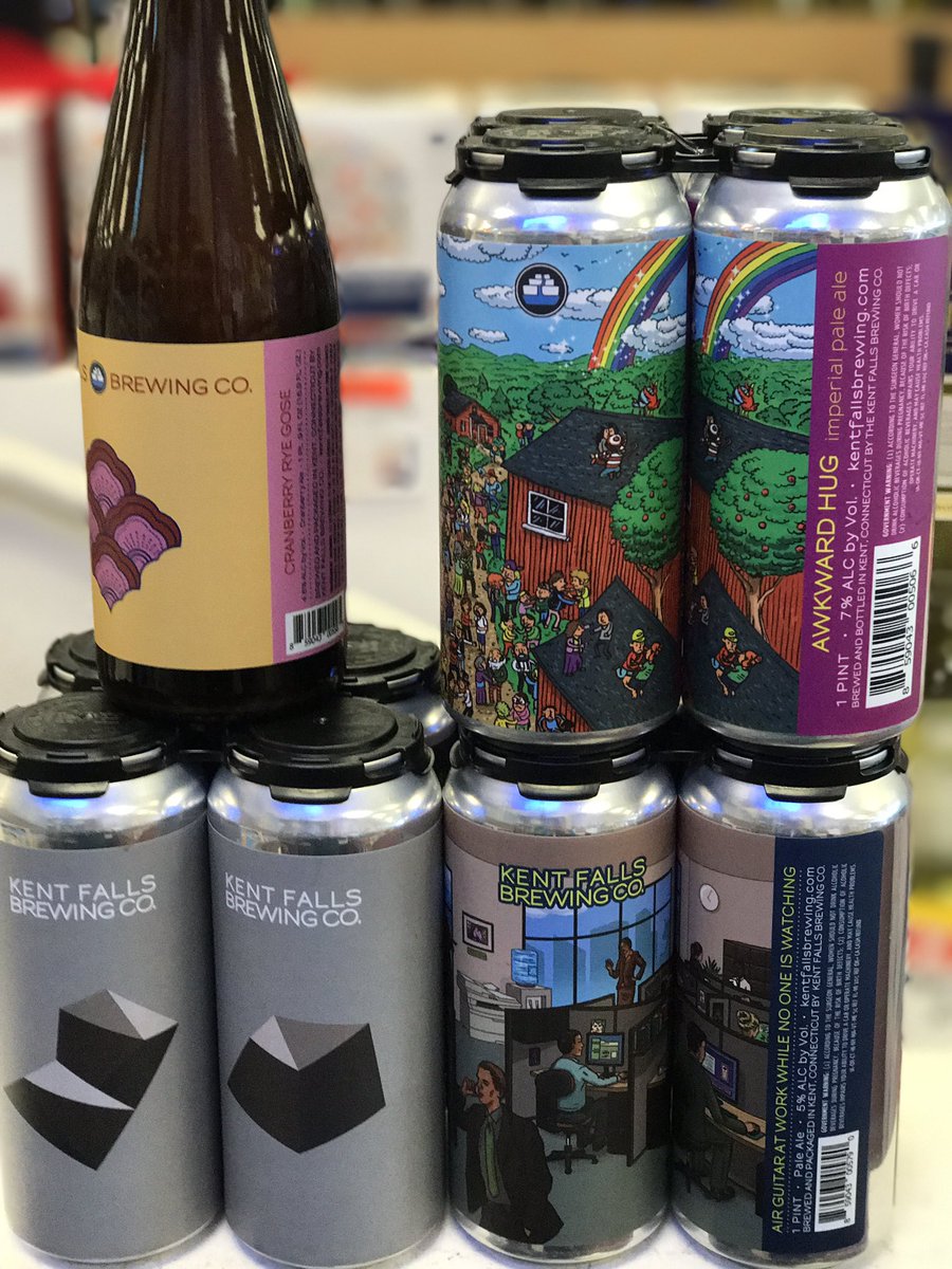 KaysCraftBeer's tweet photo. Hey now! Fresh drop from @KentFallsBC 
Really tasty stuff. Stop by grab some beer
#ctbeer #kentfallsbrewing #drinklocal #ipa https://t.co/7MIQnCcee4