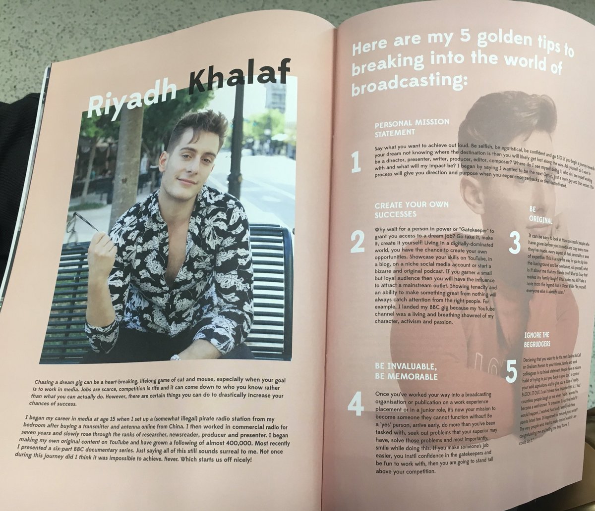 vtothepowerof2's tweet photo. Flipping through this magazine, and found this beauty @RiyadhK - Proud to know this babe. #AlwaysSupportYourFriends https://t.co/XYDB3xwGSc
