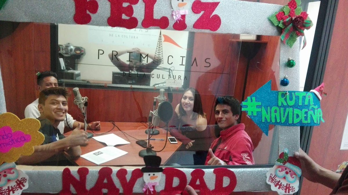 Dayapazmi's tweet photo. La radio primicias de la cultura de la universidad Técnica de Ambato se une a la #RutaNavideña  🌲⛄ https://t.co/oAYUut7B6N