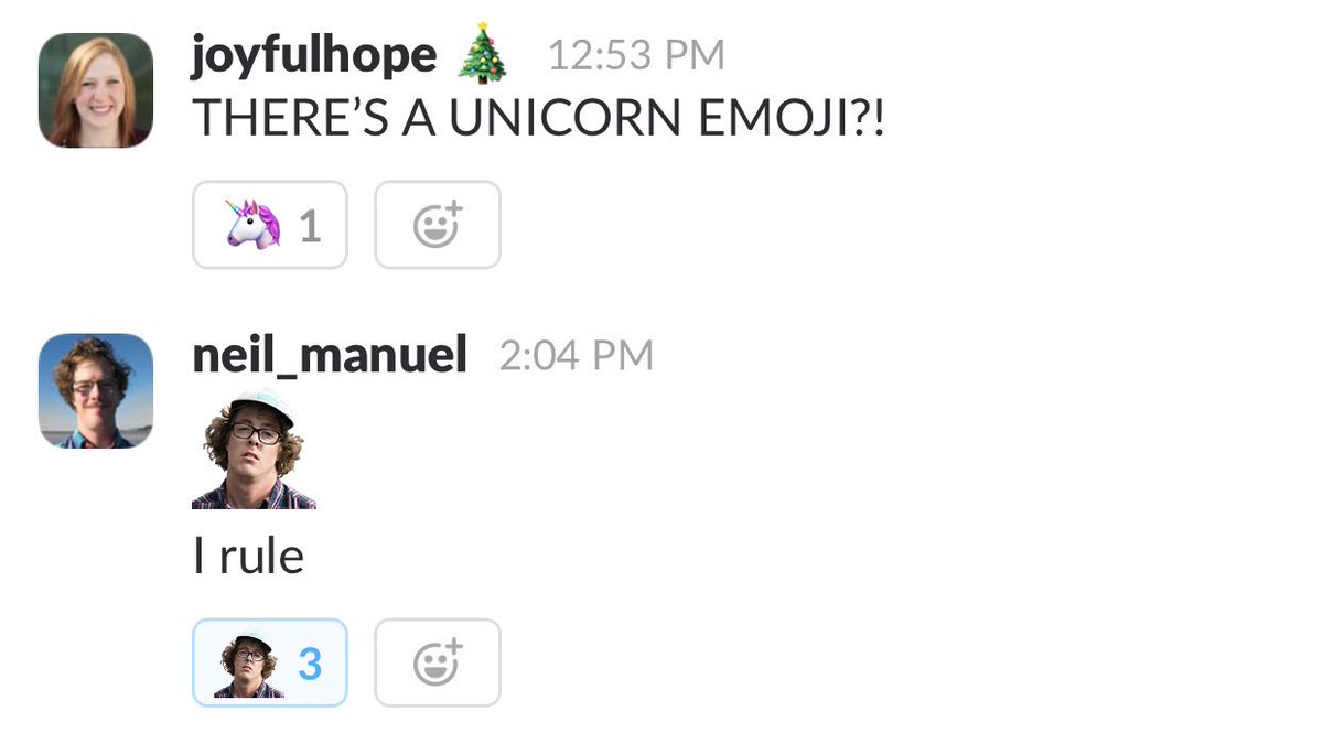 joyfactoryfilms's tweet photo. We have designed a #FacesOfNeil emoji for our Slack communications. It beats the unicorn emoji for sure. #JustOfficeThings #Kamloops https://t.co/xnGwhF7KVt
