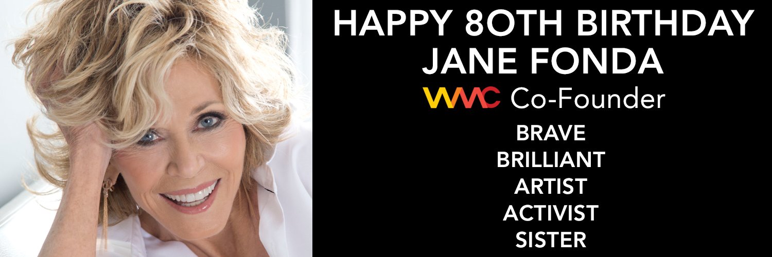 Happy Birthday to our wonderful co-founder, Jane Fonda!    
