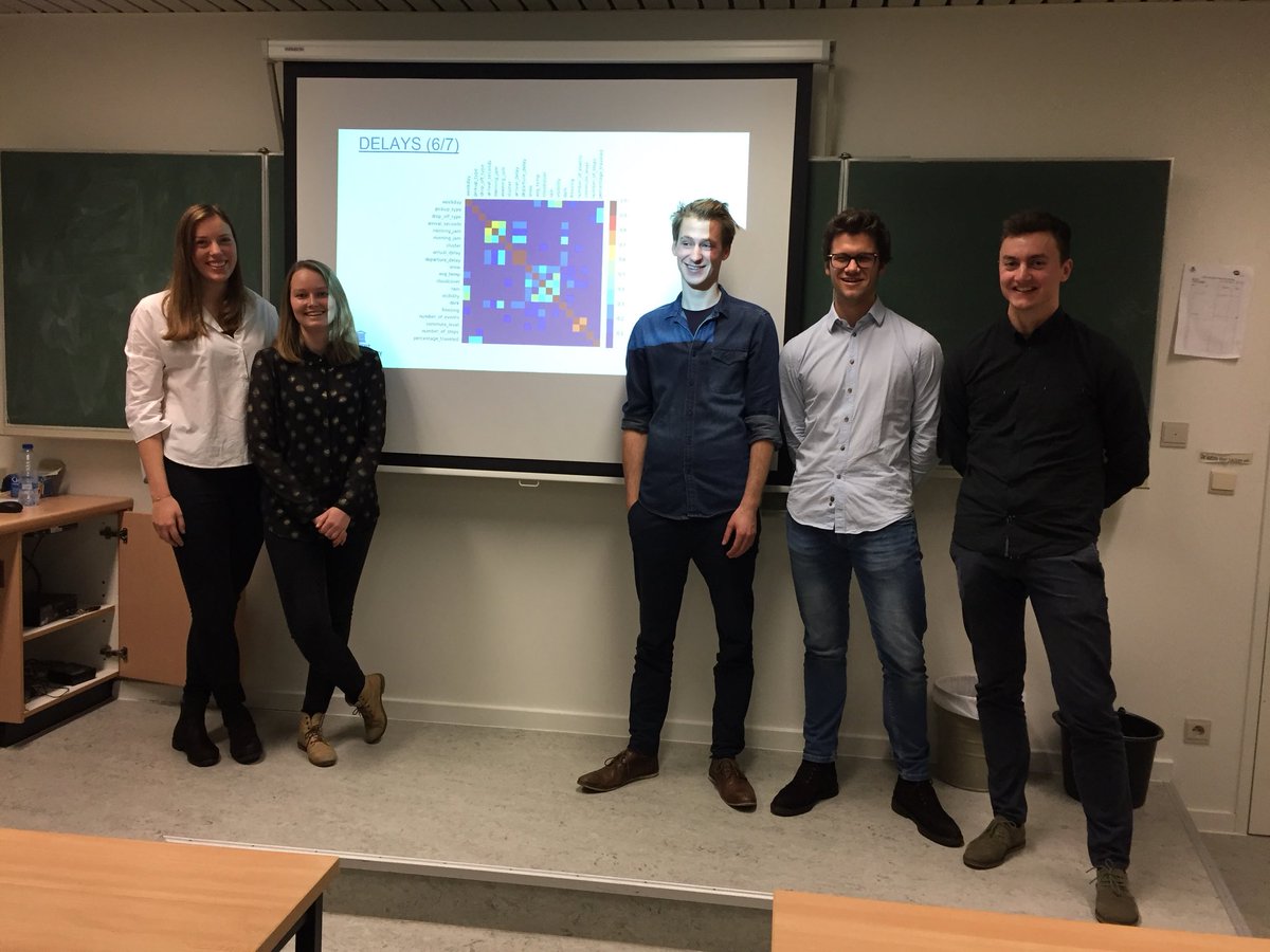 dirkvandenpoel's tweet photo. Great #ApacheSpark student presentations using the @databricks platform for #PySpark on the analysis of @NMBS #OpenData. Thanks @vdgiselle @SyxMathias @biebiep @klarr_io for their great support #python #sql #DataAnalytics #Analytics #opensource #DataScience https://t.co/jAD1ujo2Fe
