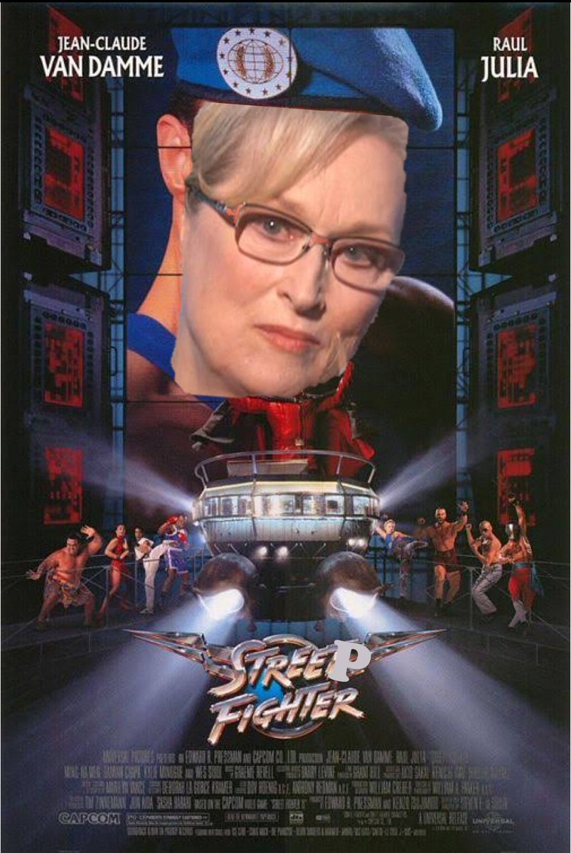 STREEP FIGHTER #OneLetterPlotTwists #MerylStreep