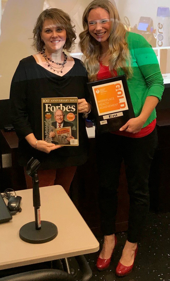 Thanks again to Gina Chapman from the American Heart Association/American Stroke Association for stopping by the office to present us with prestigious Gold recognition in the <a href="/American_Heart/">American Heart Association</a> Workplace Health Achievement Index!