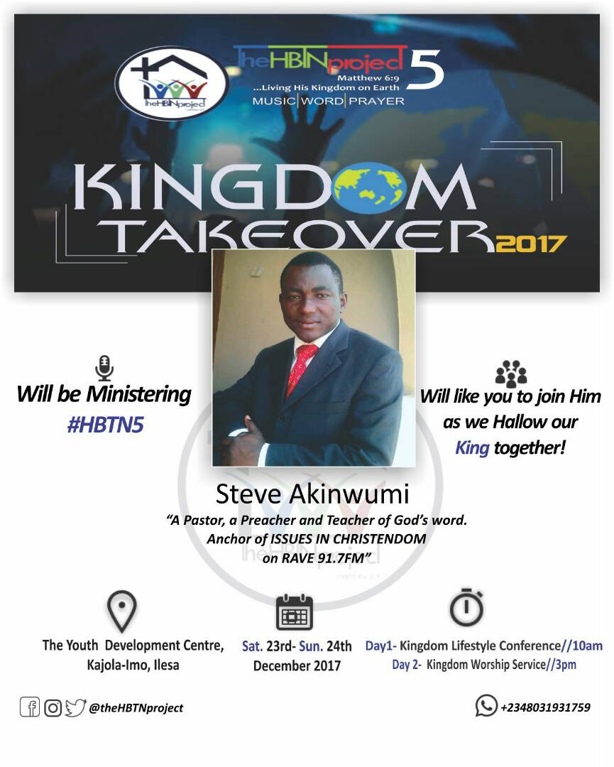 thehbtnproject's tweet photo. We can't wait to receive the knowledge of the mysteries of the Kingdom from Pastor Steve.  
#theHBTNproject
#HBTN5
#KingdomTakeover2017 https://t.co/AUTC2K3Der