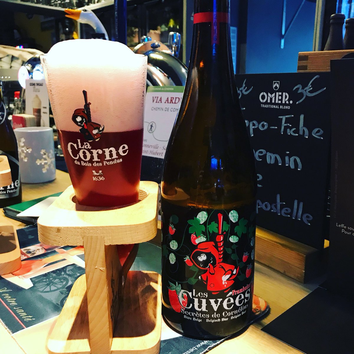 La corne du bois des pendus et la cuvée secrète de Cornelius 2016 😮 😮 😮 Le St-Hu'BAR #santesanspitie