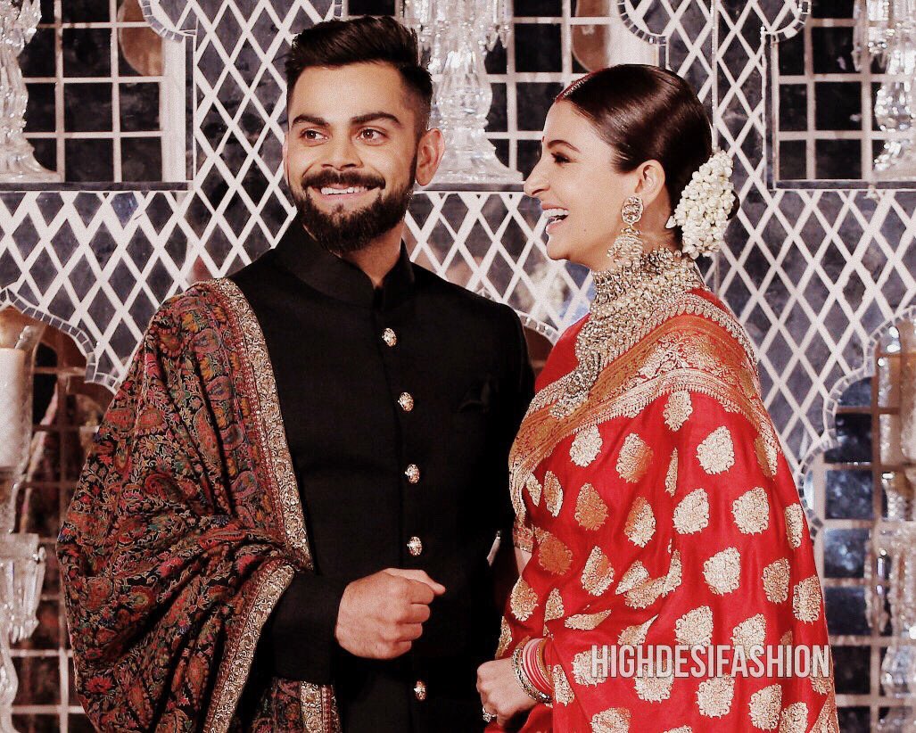  @AnushkaSharma &  @imVkohli at their Wedding Reception in Delhi   #VirushkaReception  #Virushka  #VirushkaWedding