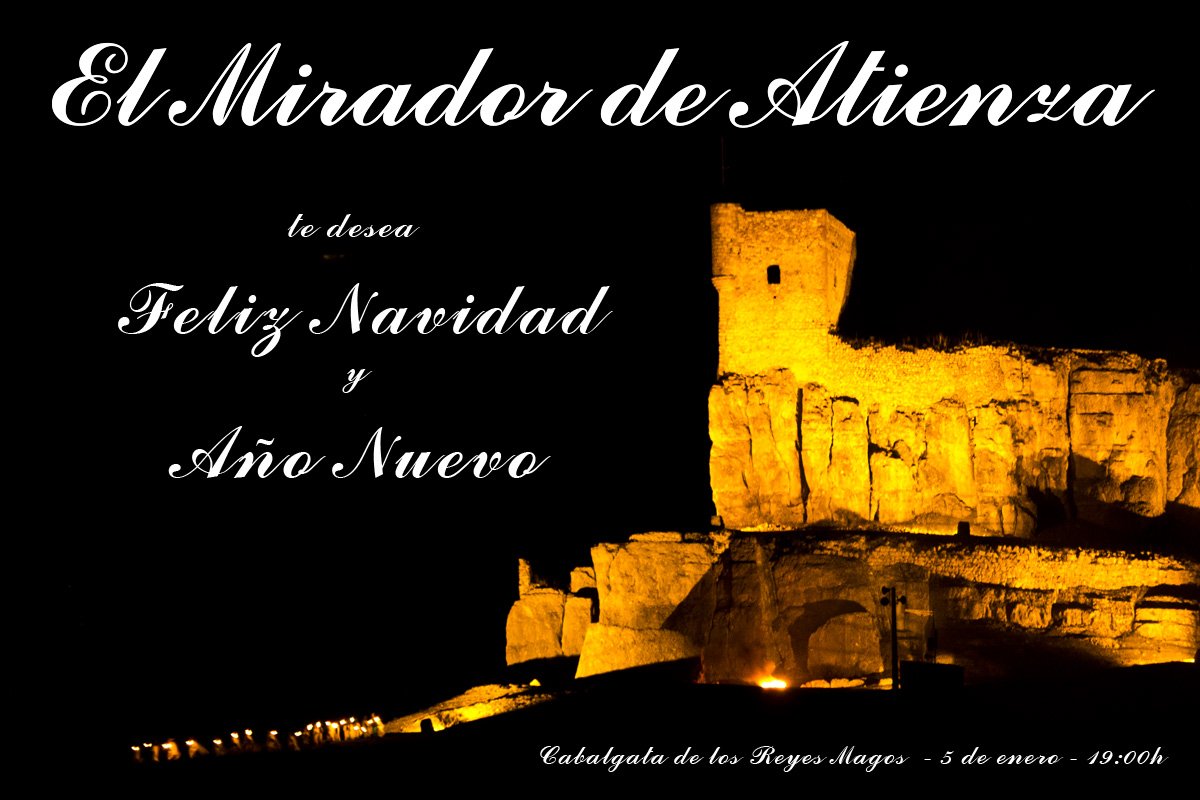 Nos vamos de vacaciones, desde el 22 al 7 de enero. Volvemos el 8 de enero con novedades: de lunes a jueves solo abriremos para la cena.
Pero antes de irnos queremos desearte....

🎄🎄¡¡¡¡ FELIZ NAVIDAD y PROSPERO AÑO NUEVO !!! 🎄🎄

elmiradordeatienza.com