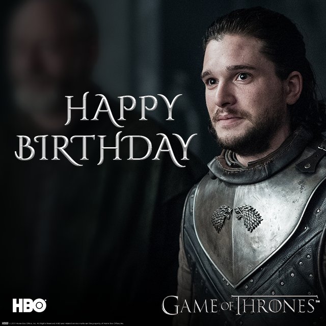 Happy birthday Kit Harington! 