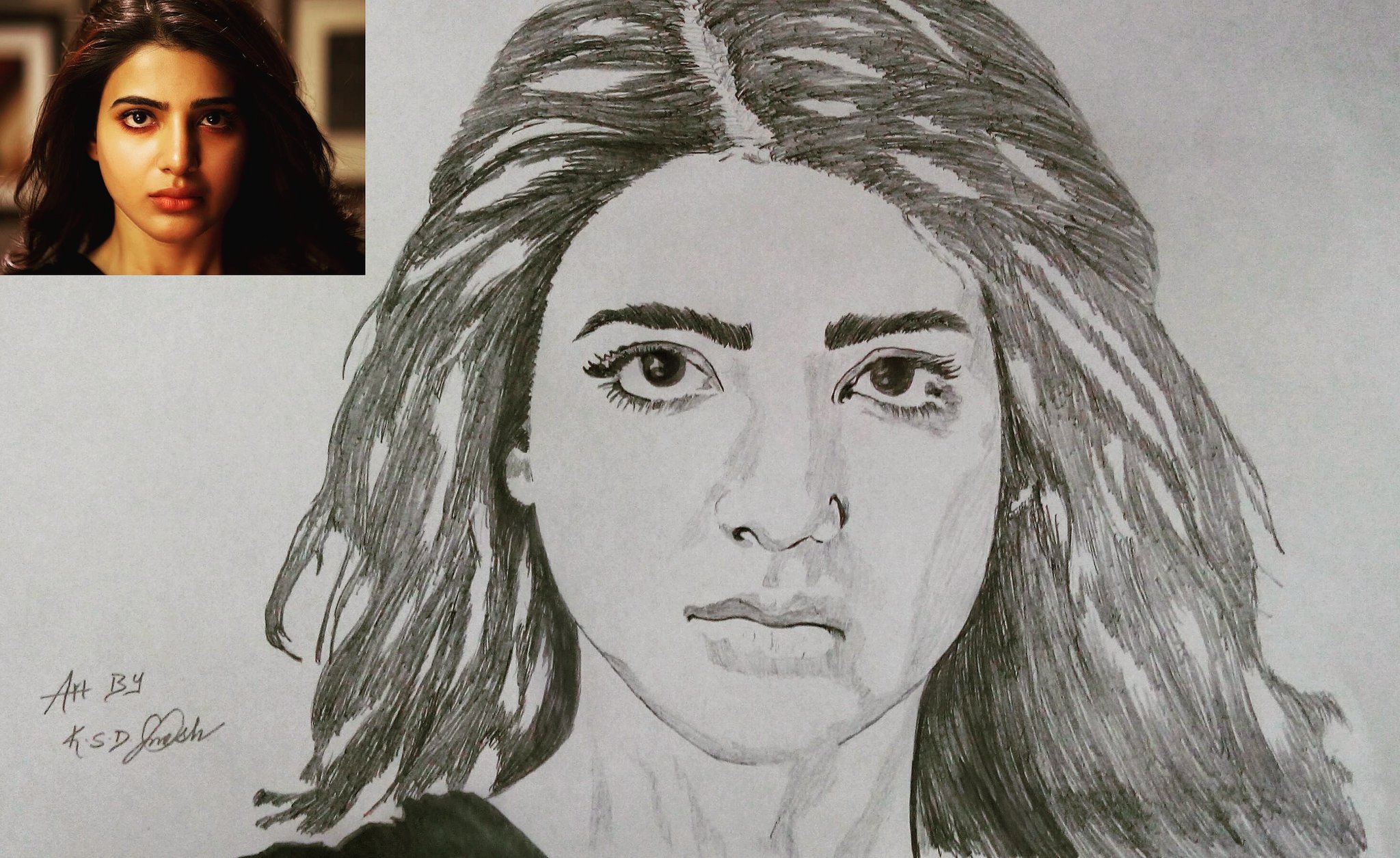 How To Draw A Girl Samantha Step By Step Pencil Drawi - vrogue.co