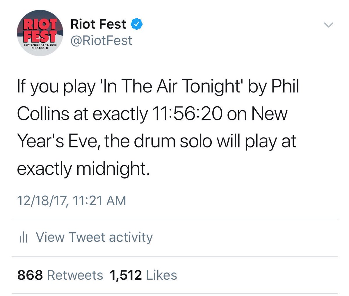 Riot Fest tweet media
