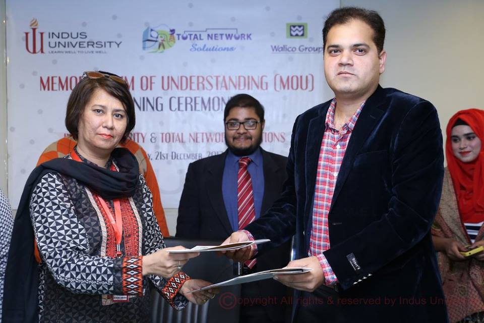 TnsInside's tweet photo. #TotalNetworkSolutions has always been supporting and encouraging young talent from Educational Institutions. This time #TNS has finally stepped ahead in signing an #MoU for collaboration with #IndusUniversity to bridge the gap between #Industry_n_Academia. https://t.co/QGUhf1UvKa