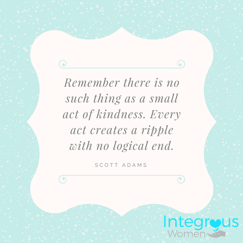 integrouswomen's tweet photo. What act of kindness will you share with others today?

I'm committing to complementing 3 people today on something genuine! https://t.co/90XRooeVqu