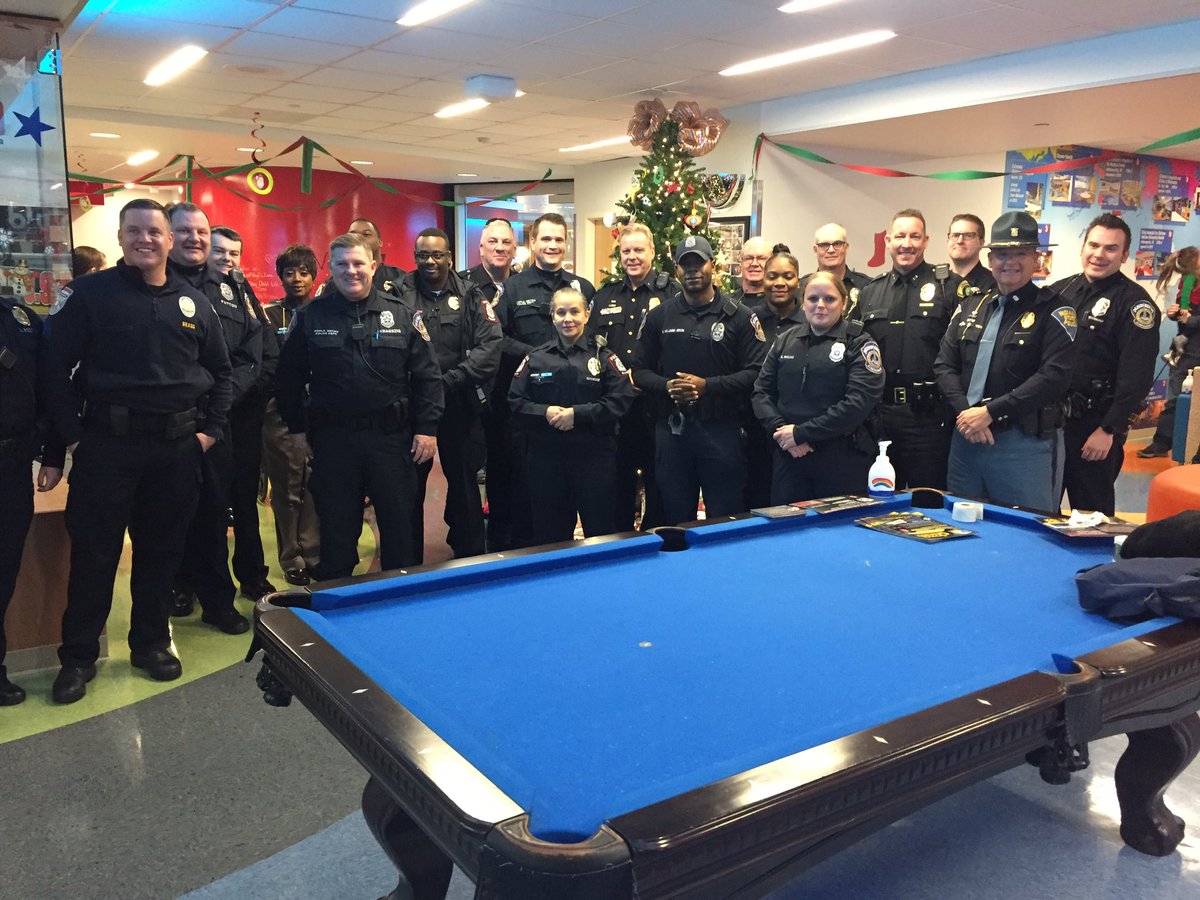 One of the best days ever partnering with <a href="/hero911network/">Hero911 Network</a> and other law enforcement agencies at <a href="/RileyChildrens/">Riley Children's</a> to provide Holiday Smiles to a great group of children and their families.