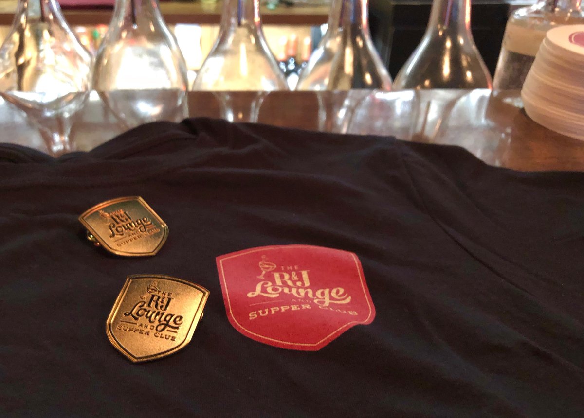 RJSupperClub's tweet photo. Cross those last few names off your shopping list and pick up some Supper Club swag! Shirts/$25 & Pins/$10 #lastminuteshopping #supperclubstyle https://t.co/vpbU1fMX8x