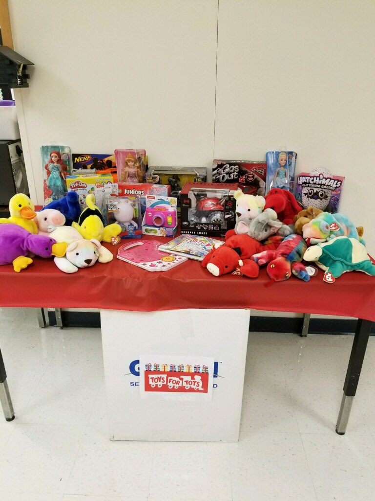 Lamphere Center’s collected Toys fo Tots. #WeAreLamphere