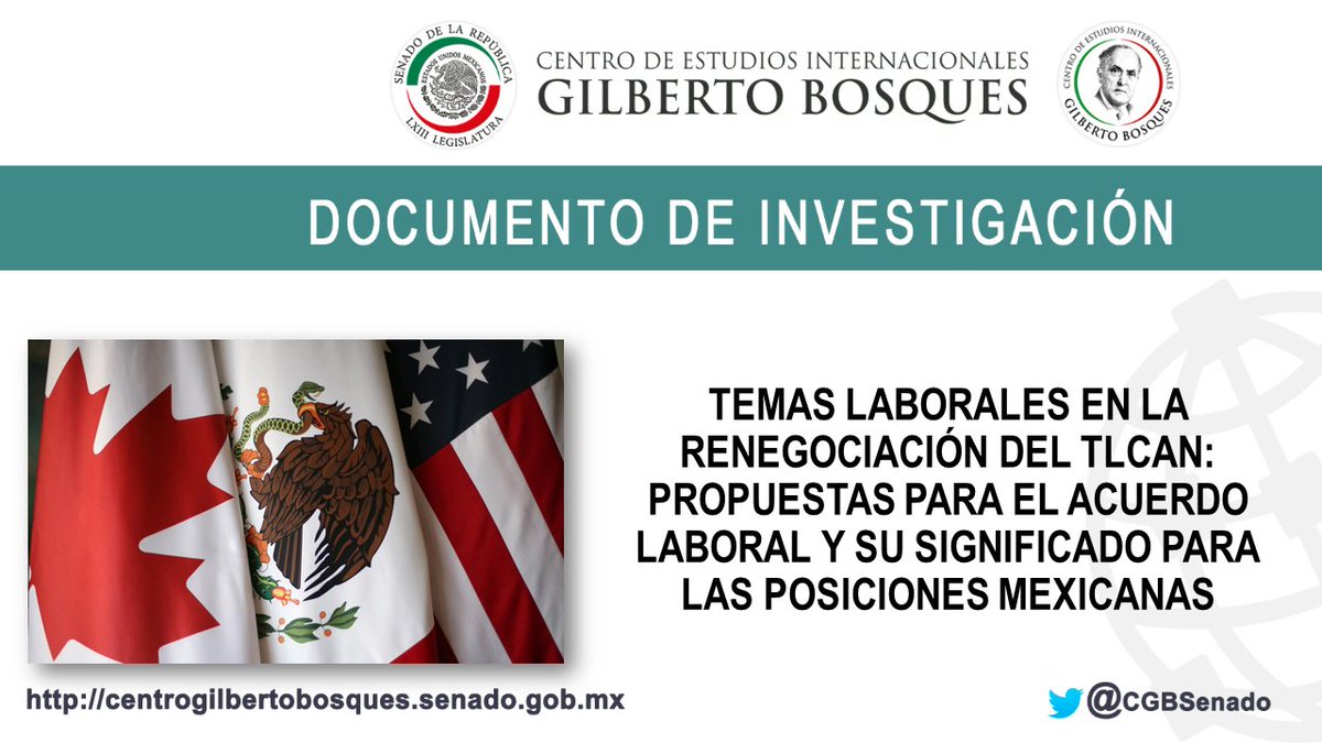 CGBSenado's tweet photo. ¿Sabes cuáles son los principios laborales establecidos en el Acuerdo de Cooperación Laboral de América del Norte #ACLAN? Conoce más en esta investigación https://t.co/Qx4hexLfGv https://t.co/9JOTzKRgxW
