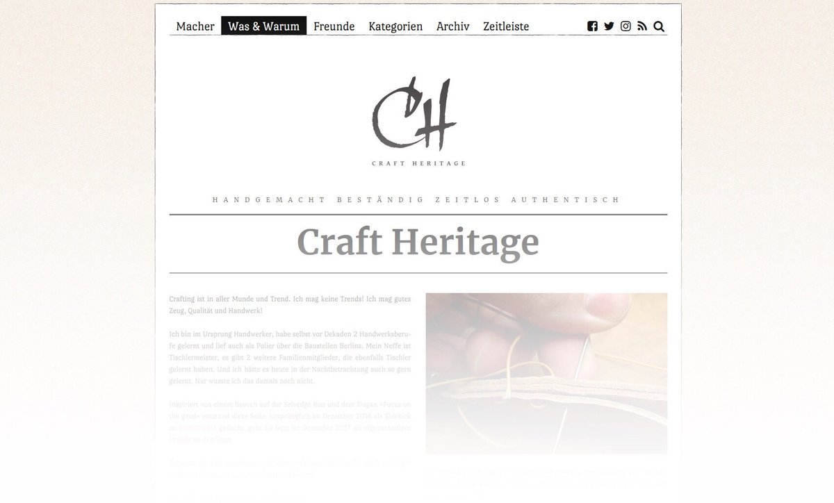 craft_heritage's tweet photo. sneak peek ... #design #style #webdesign Made by @MacJosetty #coomingsoon https://t.co/YwZrlVABC1