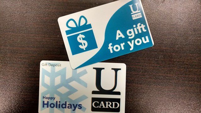 In need of a last minute gift for the holidays? We now offer UCard Cash Gift Cards!
You can use the gift card to make a purchase anywhere UCard Cash is accepted, or transfer the money to your UCard.
Stop by the Card Office (SUB, rm 106) today and get one for this holiday season.