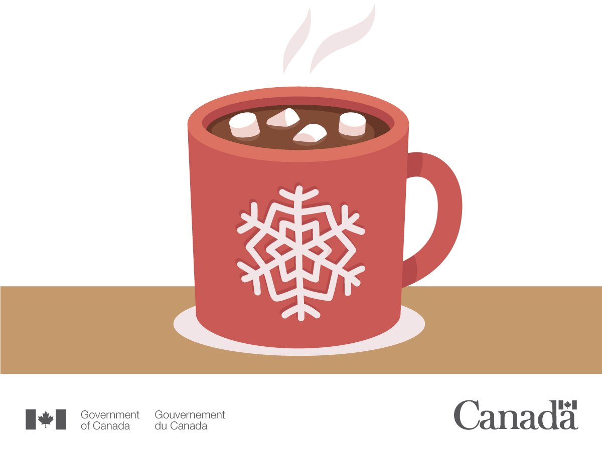 TBS_Canada's tweet photo. No matter what you decide to do, whether you weather the conditions outside or stay indoors, you can always enjoy a nice cup of hot chocolate this winter! @ParksCanada has a great recipe: https://t.co/X6JDcCzGec #WinterSolstice (5/5) https://t.co/8DSgHsL1ht