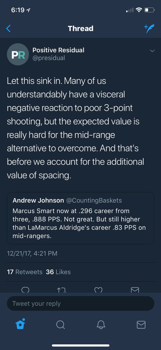 SureStep_MI's tweet image. THIS... is why watching Wiggins/Jimmy take so many mid range shots is sooo damn frustrating. Bad 3pt shooting is better than good mid range shooting.  Someone should tell Thibs.