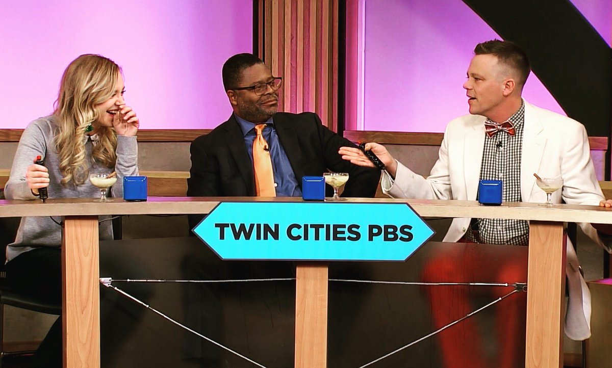 samsansevere's tweet photo. I had an absolute BLAST with my #TeamTPT teammates for the almost-annual TPT Almanac Quiz Show on Twin Cities PBS!! Tune in to TPT PBS tomorrow night (Friday) at 7pm to watch! #TPT #tcnt https://t.co/baJq2FPYan
