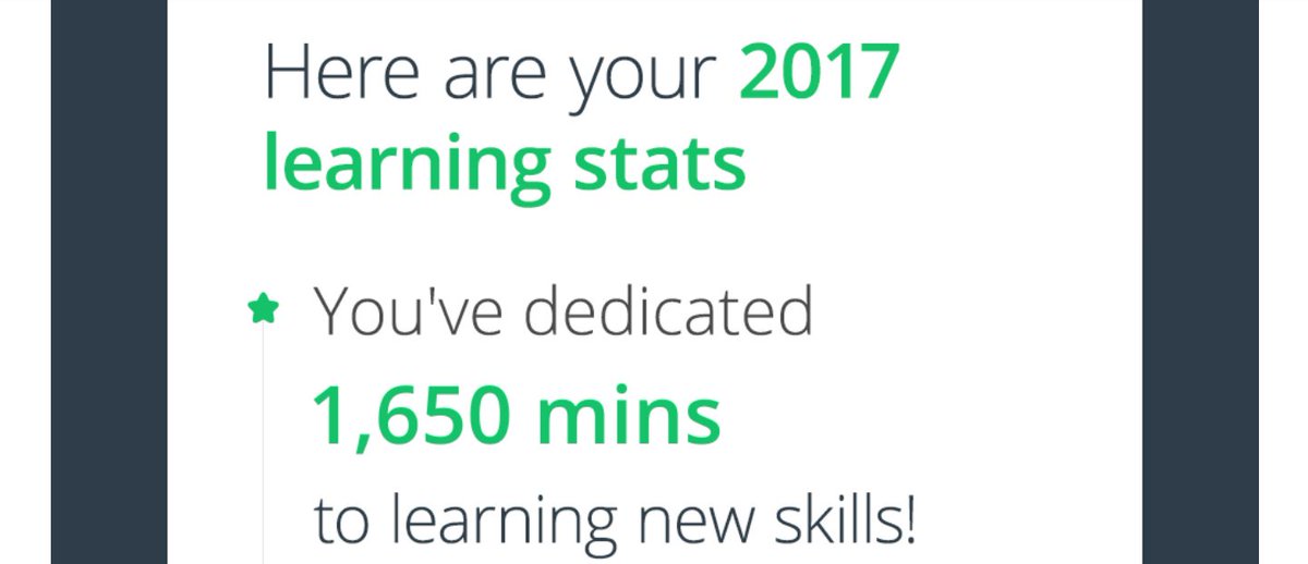 n8ebel's tweet photo. ~4500 minutes devoted to #lifelonglearning @udacity this year

#Udacity2017 https://t.co/H49DfSEo2v