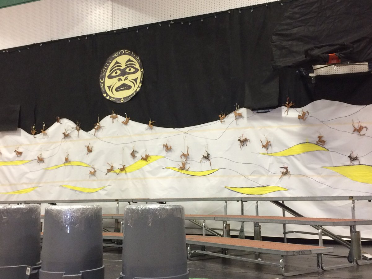 IrvineSD43PAC's tweet photo. Another successful set of Christmas Concerts this year. Great work students, teachers, staff & set designers! #IrvineProject https://t.co/BqF1TuNngn