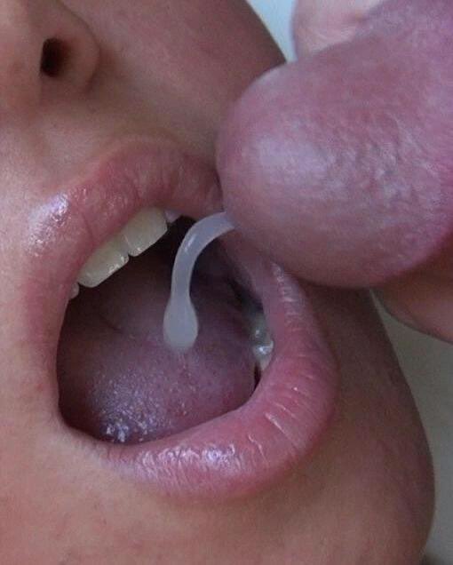 Cute Blonde Teen Cum Mouth