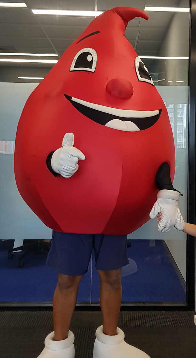 NinaMoo07's tweet photo. Christmas has brought out the crazy in people around the office... point and case a giant blood drop dancing and skipping down the isles ๐๐๐ #ChristmasCrazies #DonateBlood #RedCrossBloodService https://t.co/m26X8NI3v0