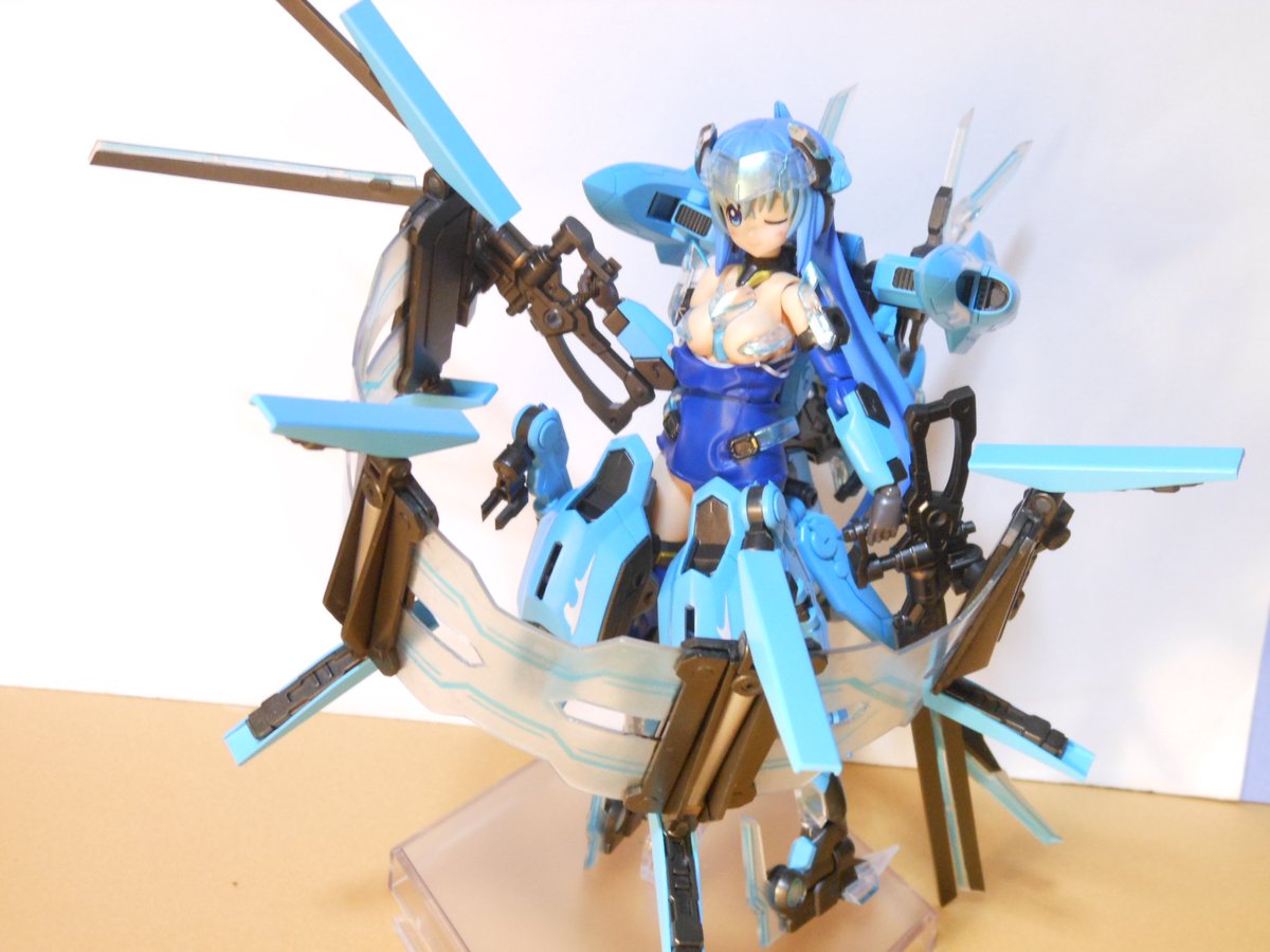 Hstt Tren Twitter フレズヴェルク改造 フレズヴェルク マリス 完成 アーテルやルフスのような フレズヴェルクのバリエーション機のイメージです フレームアームズ ガール