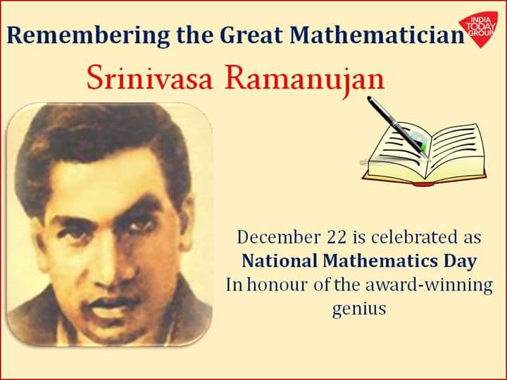 praveenkalikeri's tweet image. On this day 22nd Dec #NationalMathematicsDay, remembering India&apos;s greatest Mathematician Shri Srinivasa Ramanujan for his exceptional contribution to the world of Mathematics. 
#Mathematician #SrinivasRamanujan #NationalMathematicsDay #mathaddicts#nationalmathematicsday