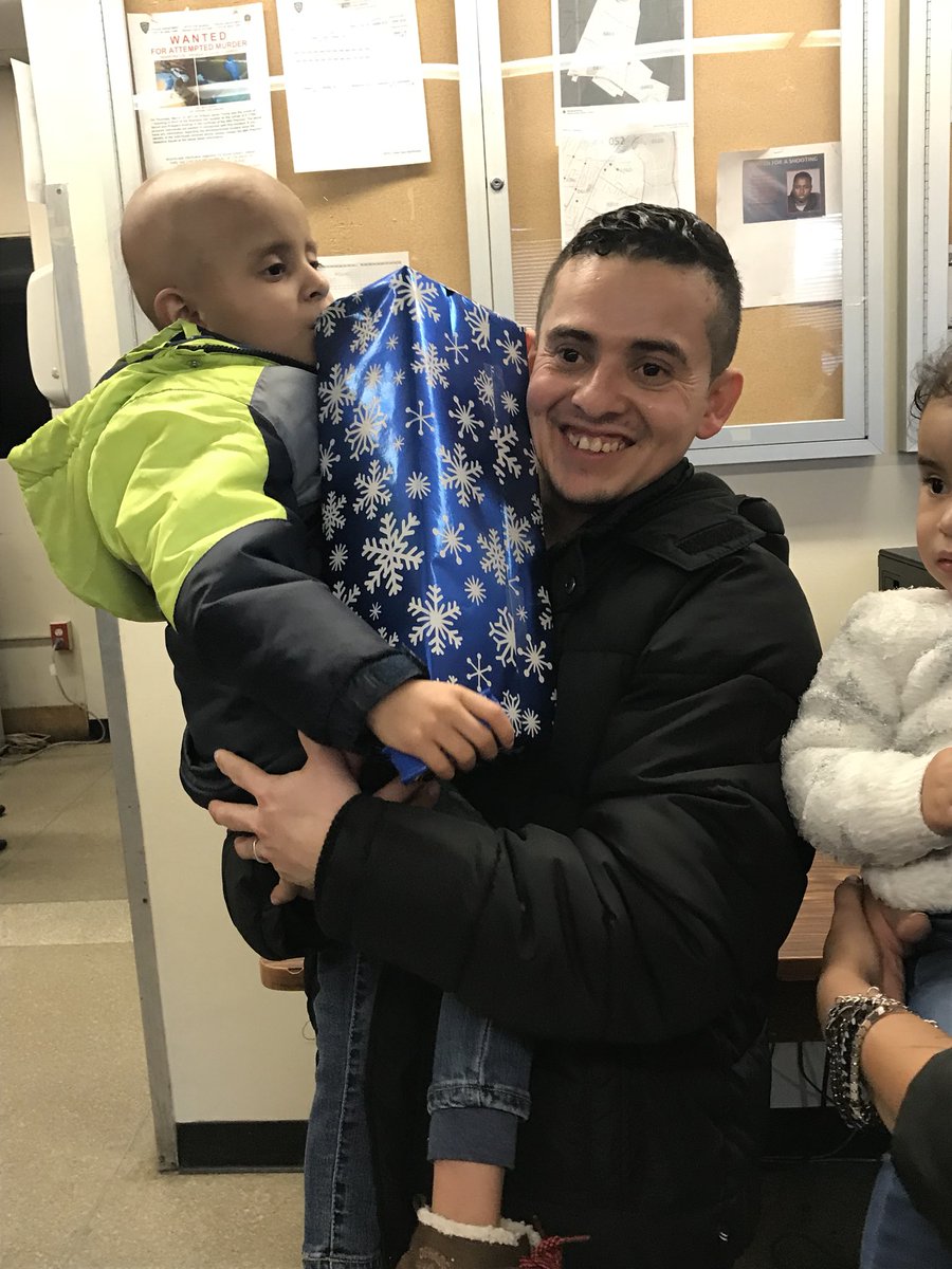 NYPDPBBronx's tweet photo. Emiliano loved his Christmas Surprise https://t.co/c2j9qSsO5E