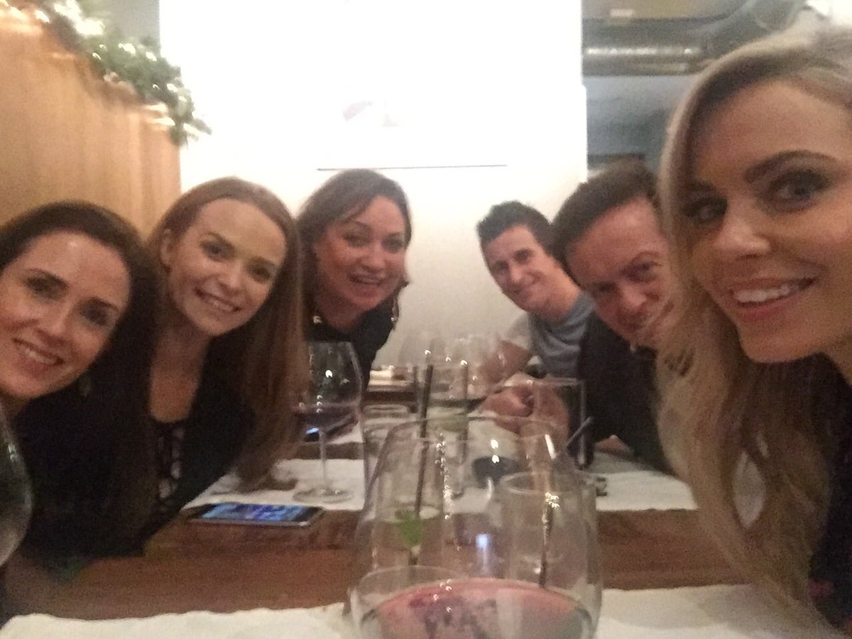 Enjoying the company of my friends and fellow contestants in Dancing with the Stars <a href="/DWTSIRL/">DWTS Ireland</a> before Christmas break arrives tomorrow ! We are all exhausted from trying to dance !!