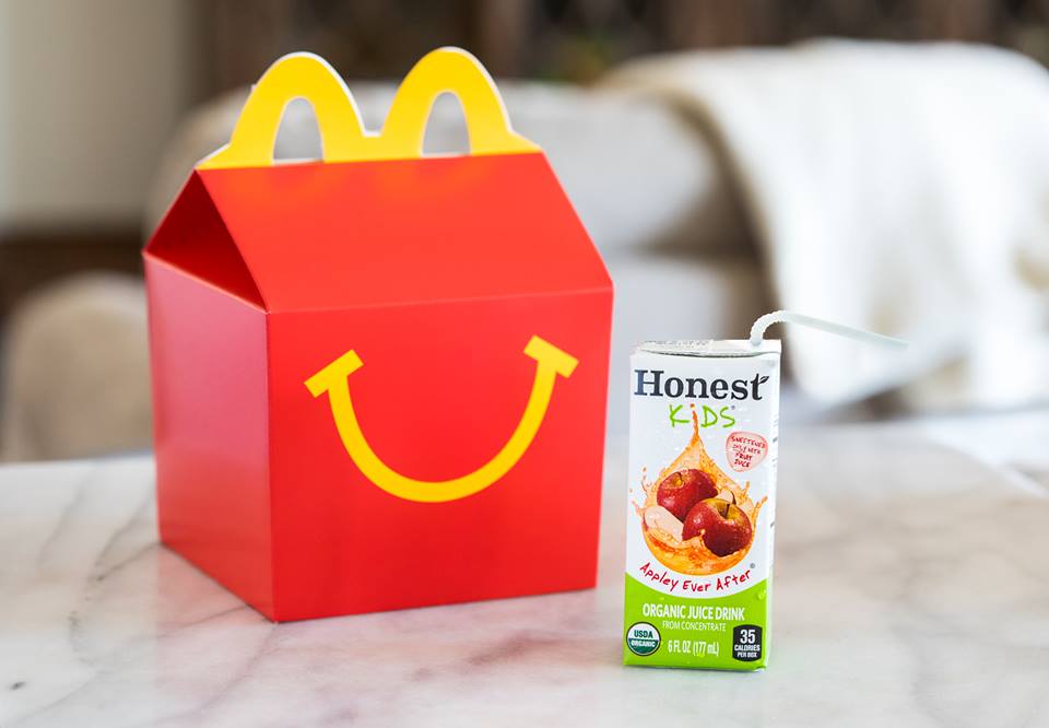 McDSTL's tweet photo. Meet the newest addition to our Happy Meals: Honest Kids organic apple juice drink! Available nationwide. https://t.co/TC2vFzXSdY