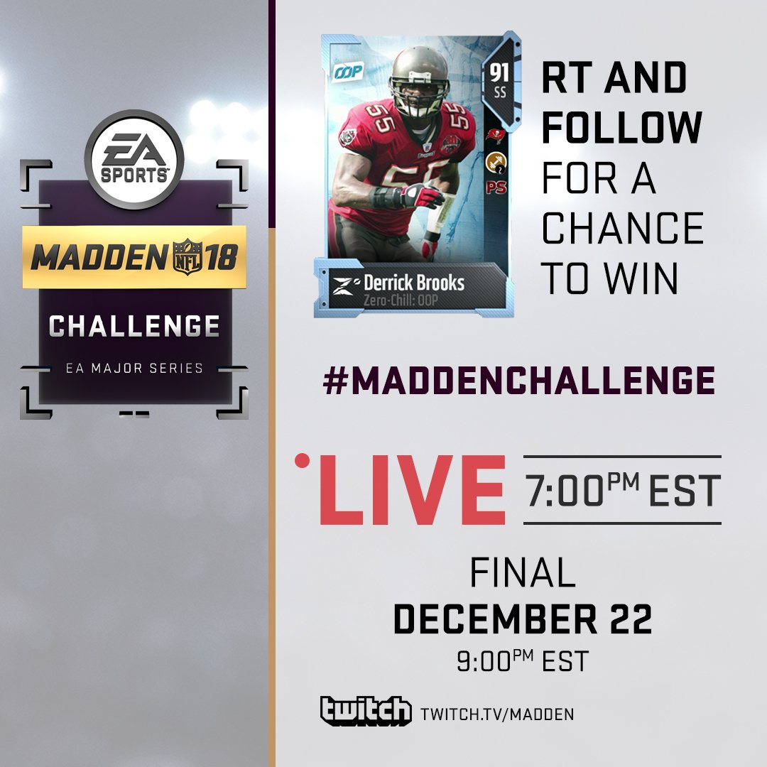 EASPORTS_MUT's tweet photo. @EAMaddenNFL Watch Playoff Football 👆
#MaddenChallenge
RT for a chance to win 👇 https://t.co/WQigxsbH7S
