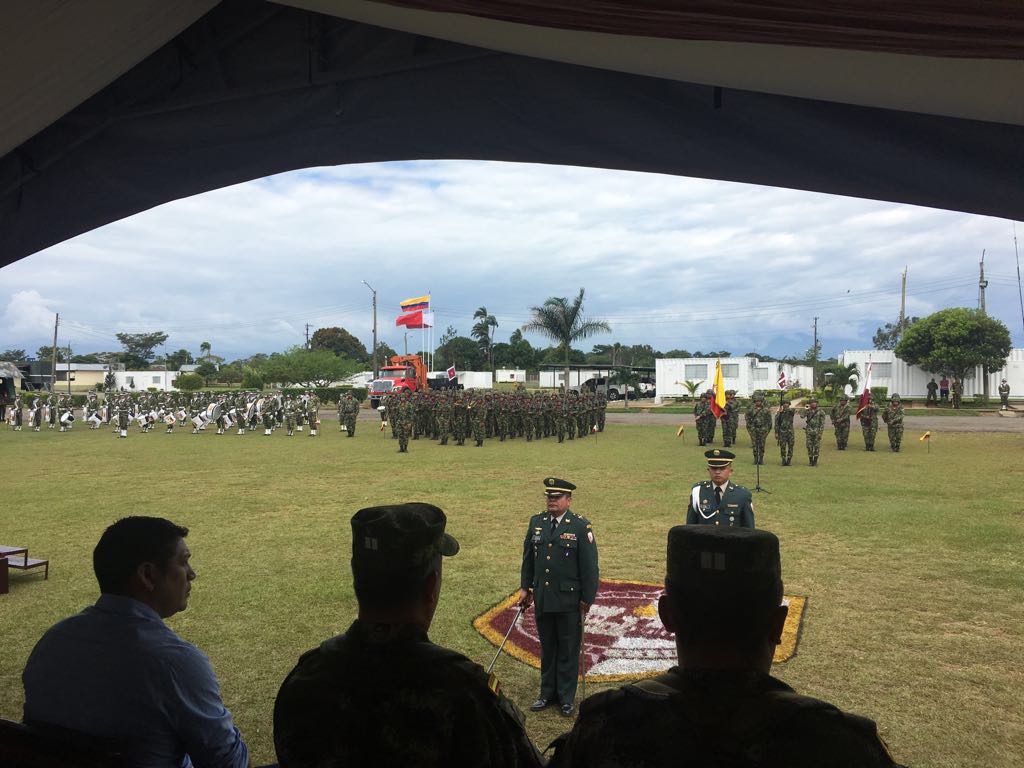 natandrearc's tweet image. Batallón de Construcciones No. 51 de #IngenierosMilitares de @COL_EJERCITO, recibe nuevo comandante, el Señor Tc Jaime Rubiano Melo, quien contribuirá junto a sus soldados #Multimisión al progreso y desarrollo de las comunidades del municipio de San Juan de Arama - Meta.