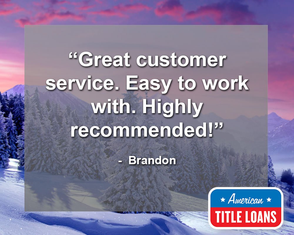 AmericanTitleLO's tweet photo. American Title Loans prides ourselves and great customer service! Come in today! #thankfulthursdays https://t.co/zY6f9MW2YE
