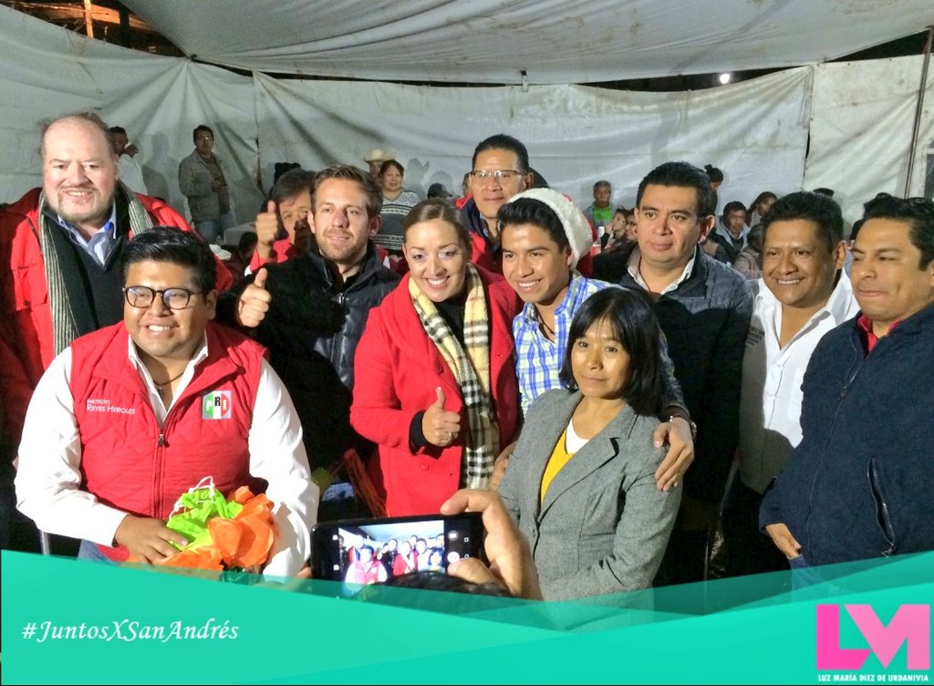 LMdeUrdanivia's tweet photo. Ayer en la Posada Navideña del PRI en Cholula #JuntosXSanAndrés https://t.co/z56AnZILpF