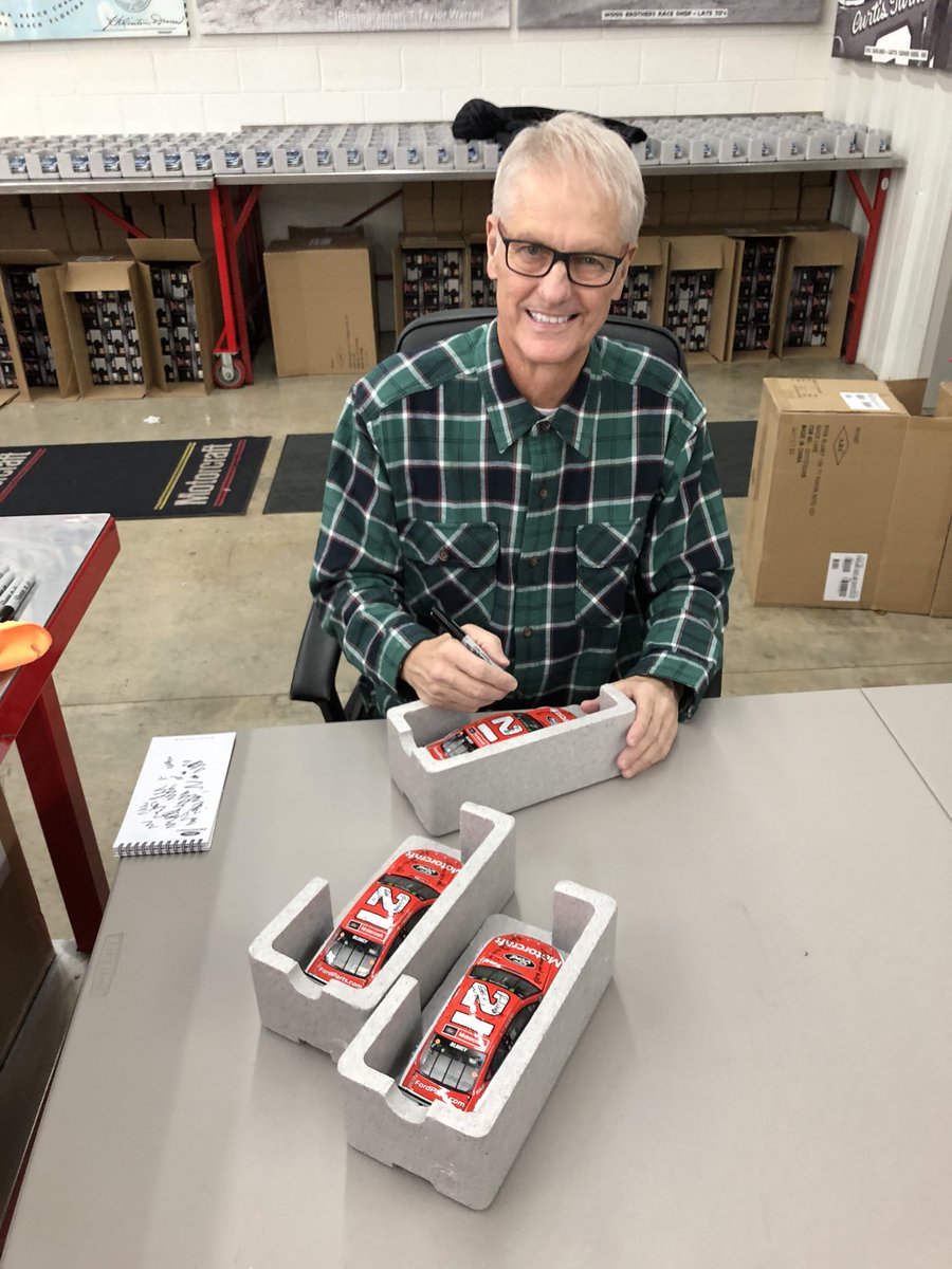 woodbrothers21's tweet photo. Surprise! (Look closely and you’ll see these are the long-awaited 1st win diecasts) Once we get a few other loose ends buttoned up (Ryans signature and such) they’ll be on the way to your house! Just a little while longer.... https://t.co/IijKKRnhvZ