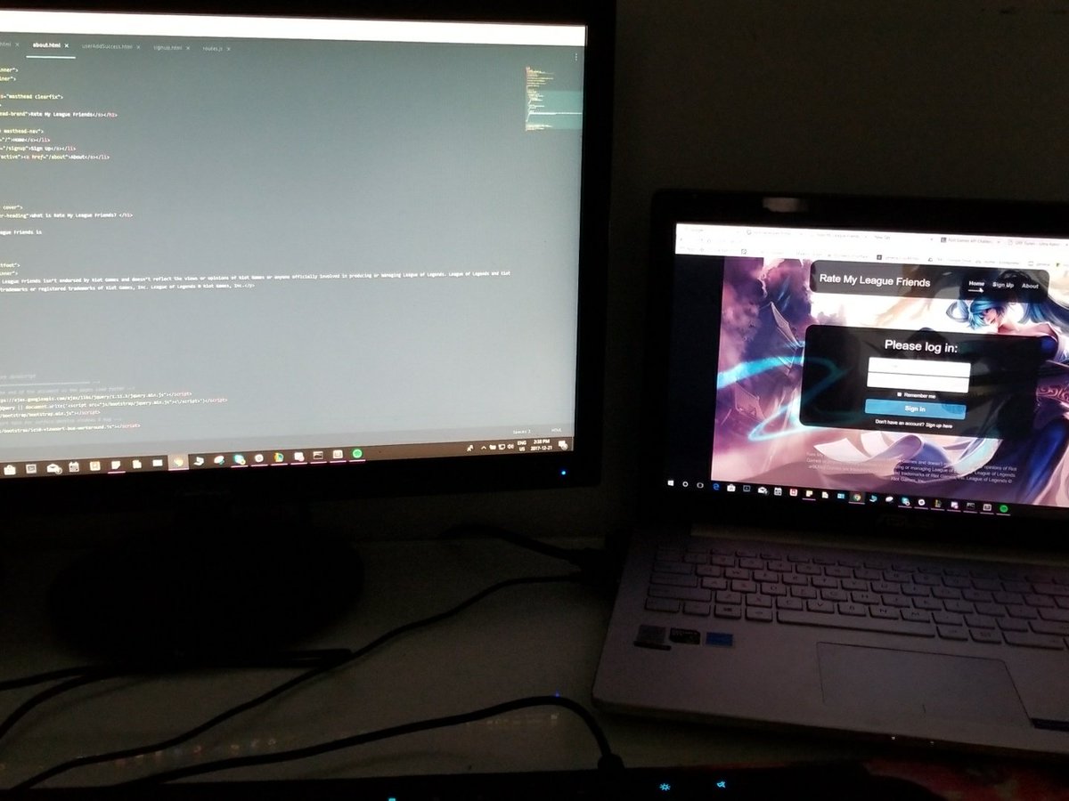 MeeralQ's tweet image. Working on a little @riotgames API project I haven't gotten the chance to do in a while 😊 #WinterCoding