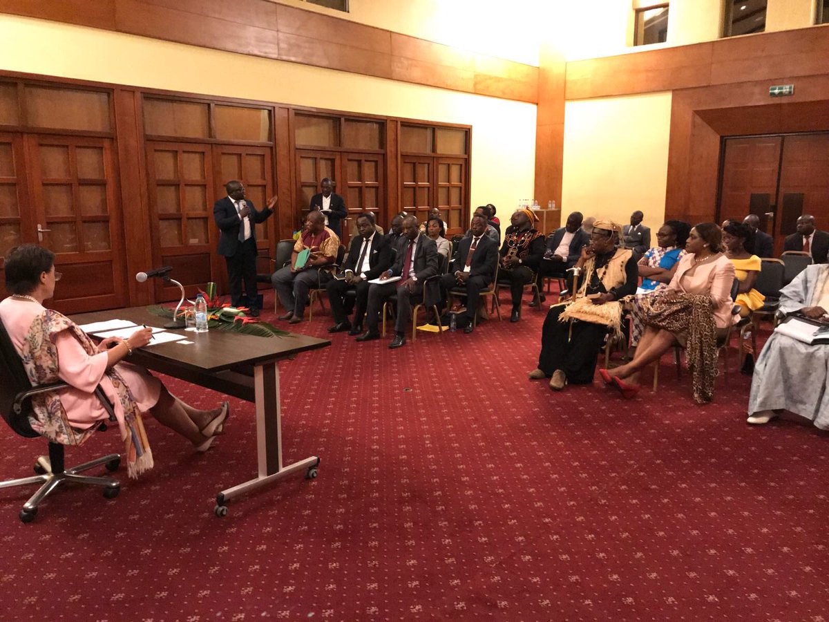 commonwealthsec's tweet photo. A wide range of civil society organisations from across #Cameroon presented their views to @PScotlandCSG as part of an open and honest discussion about the future of their country. #Commonwealth4peace https://t.co/Y1XkKqsuoC