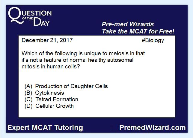 MCATpublishing's tweet photo. Expert MCAT Tutoring: https://t.co/zlosOYzeQC  #Premed #QOTD @PremedWizard Explanation Here: https://t.co/XcpbQxKgkp #MCAT #QuestionOfTheDay https://t.co/wITaPuVuBo